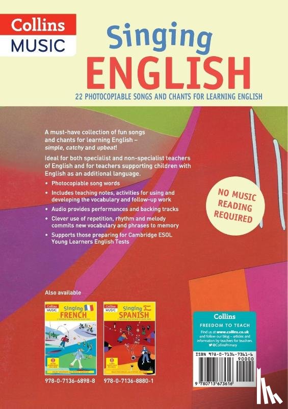 Chadwick, Stephen, MacGregor, Helen - Singing English (Book + Audio)