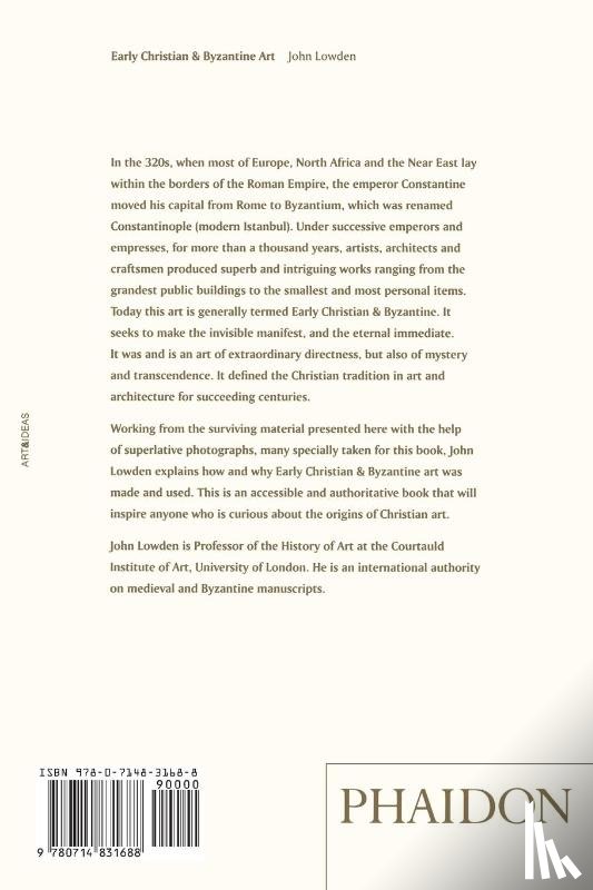 Lowden, Dr. John - Early Christian & Byzantine Art
