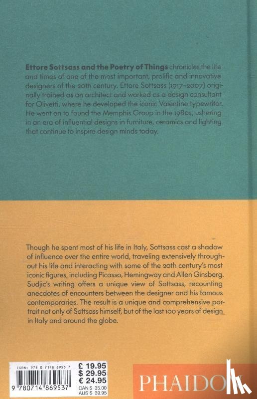 Sudjic, Deyan - Ettore Sottsass and the Poetry of Things