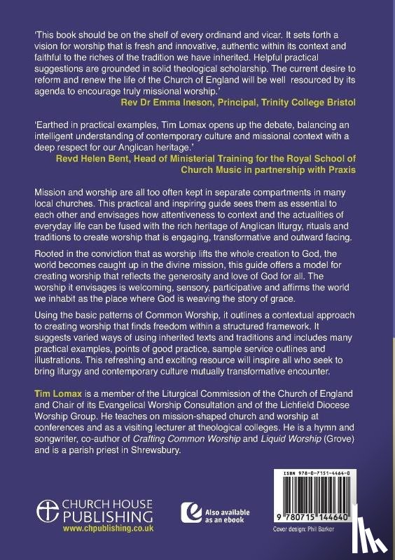 Tim Lomax - Creating Missional Worship