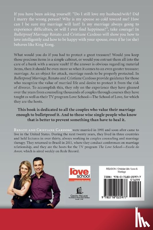 Cardoso, Renato & Cristiane - Bulletproof Marriage - English Edition