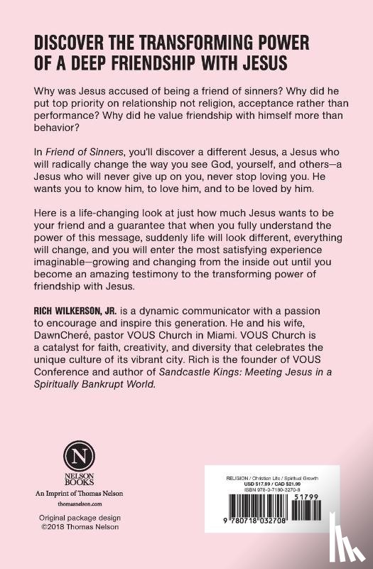 Wilkerson Jr., Rich - Friend of Sinners