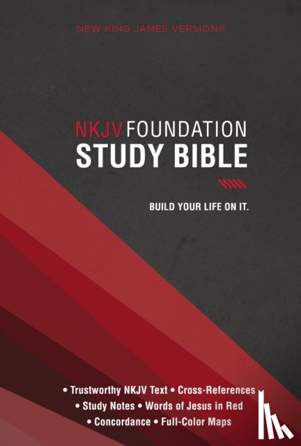 Thomas Nelson - NKJV, Foundation Study Bible, Hardcover, Red Letter