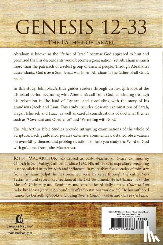MacArthur, John F. - Genesis 12 to 33