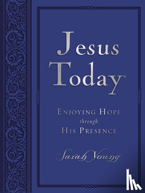 Young, Sarah - Jesus Today, Large Text Blue Leathersoft, with Full Scriptures