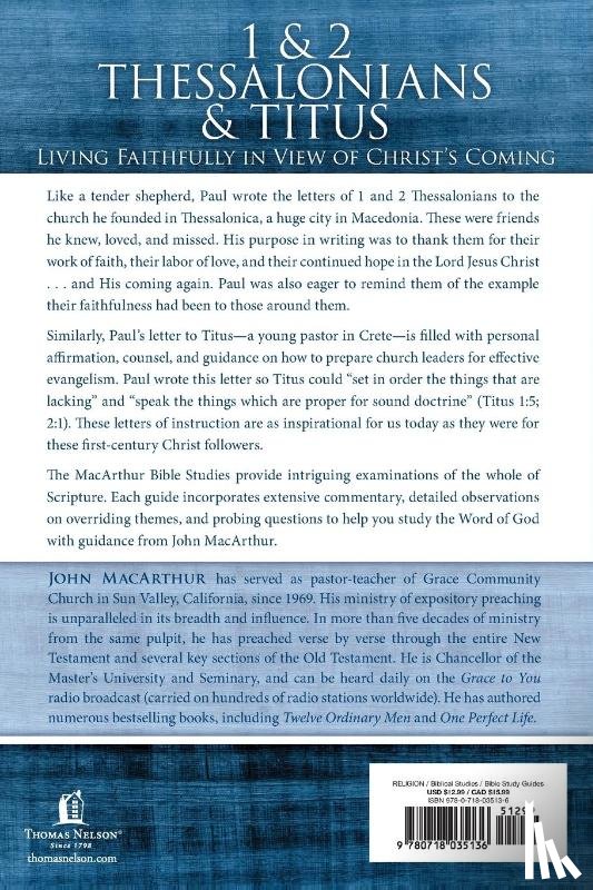 MacArthur, John F. - 1 and 2 Thessalonians and Titus