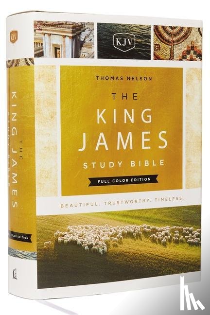 Nelson, Thomas - The King James Study Bible, Full-Color Edition, Cloth-bound Hardcover, Red Letter