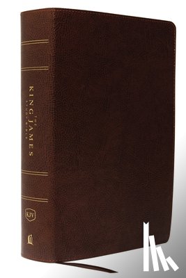 Nelson, Thomas - KJV, The King James Study Bible, Bonded Leather, Brown, Thumb Indexed, Red Letter, Full-Color Edition
