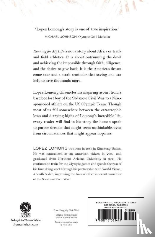 Lomong, Lopez - Running for My Life