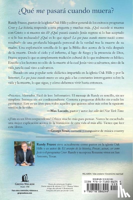 Frazee, Randy - The Lo que pasa cuando mueres