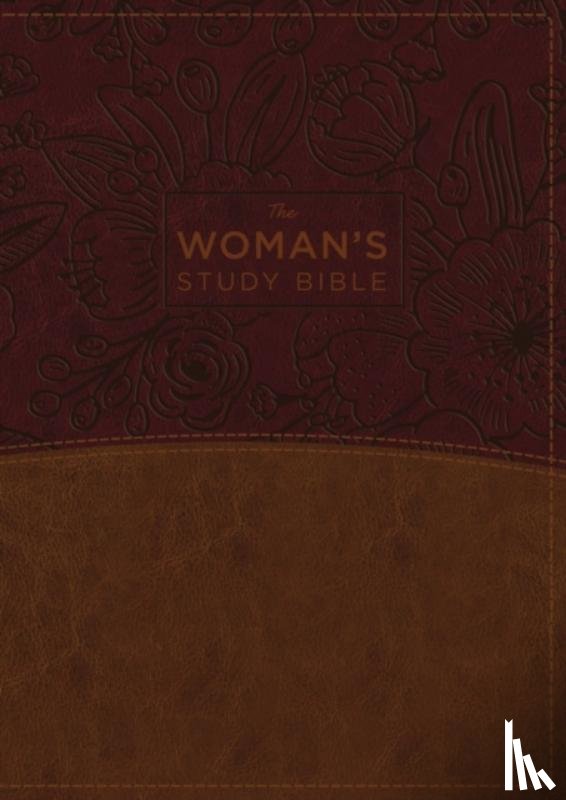 Dorothy Patterson - NKJV, The Woman's Study Bible, Leathersoft, Brown/Burgundy, Red Letter, Full-Color Edition