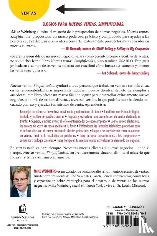 Weinberg, Mike - Nuevas ventas. Simplificadas.