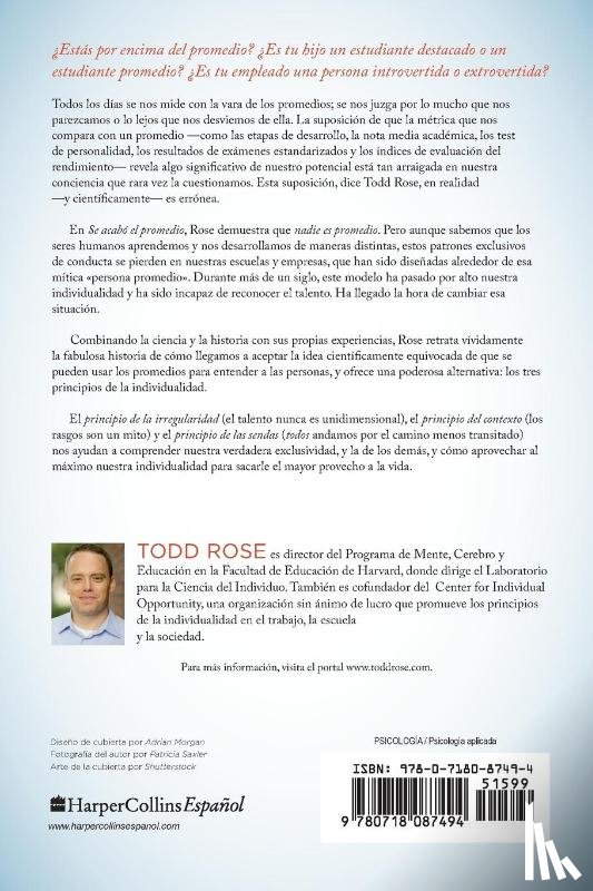 Rose, Todd - Se acabo el promedio