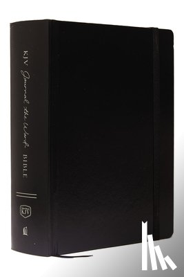 Thomas Nelson - KJV Large Print Bible, Journal the Word, Reflect, Journal or Create Art Next to Your Favorite Verses (Black Hardcover, Red Letter, Comfort Print: King James Version, Holy Bible)