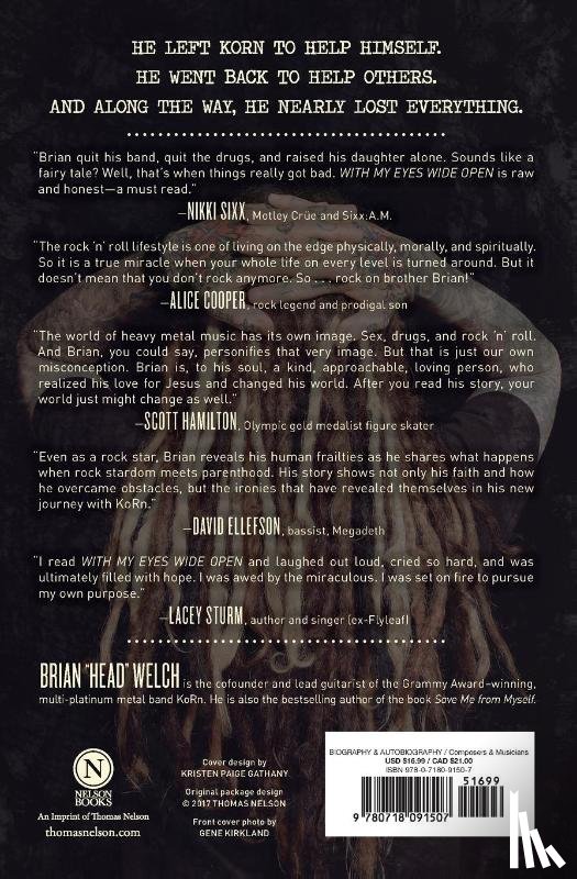 Welch, Brian "Head" - With My Eyes Wide Open
