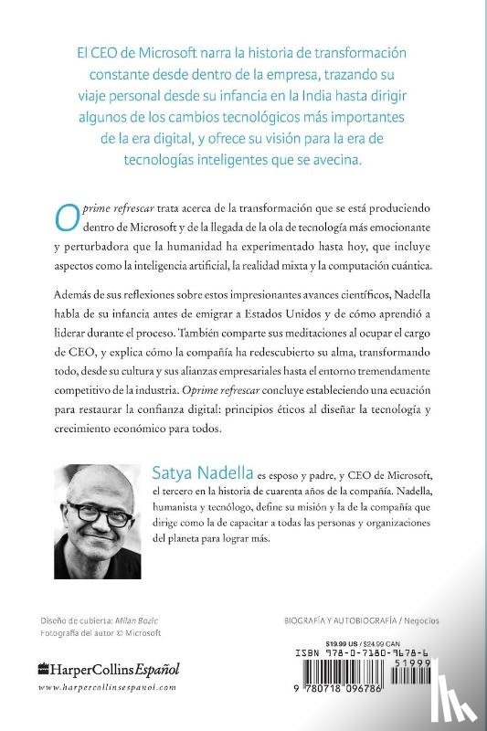 Nadella, Satya - Oprime refrescar