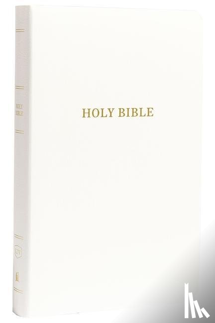 Zondervan - KJV Holy Bible: Gift and Award, White Leather-Look, Red Letter, Comfort Print: King James Version