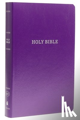 Zondervan - KJV Holy Bible: Gift and Award, Purple Leather-Look, Red Letter, Comfort Print: King James Version