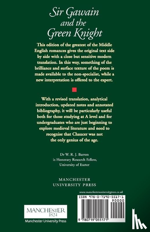 Barron, W. - Sir Gawain and the Green Knight