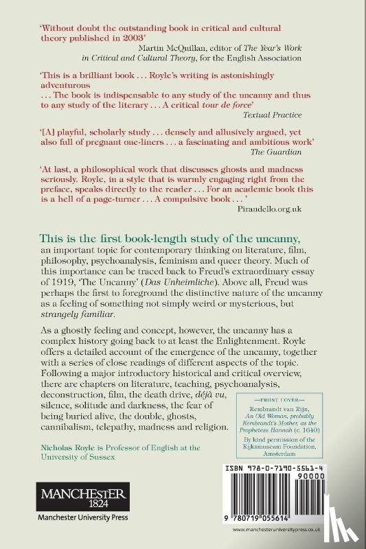 Royle, Nicholas - The Uncanny