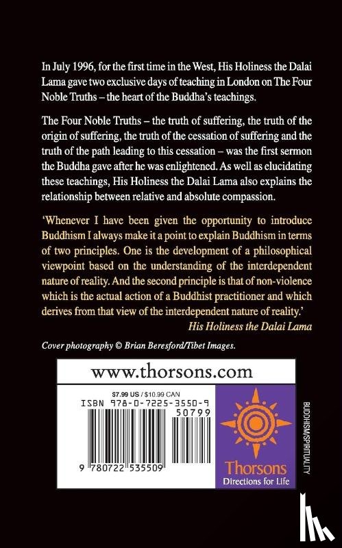 Dalai Lama, His Holiness the - The Four Noble Truths
