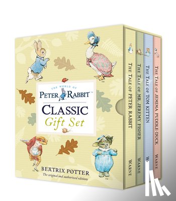 Potter, Beatrix - BOXED-PETER RABBIT NATURALL 4V