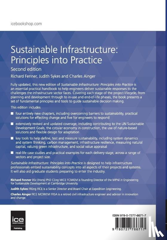Fenner, Richard A., Sykes, Judith, Ainger, Charles - Sustainable Infrastructure