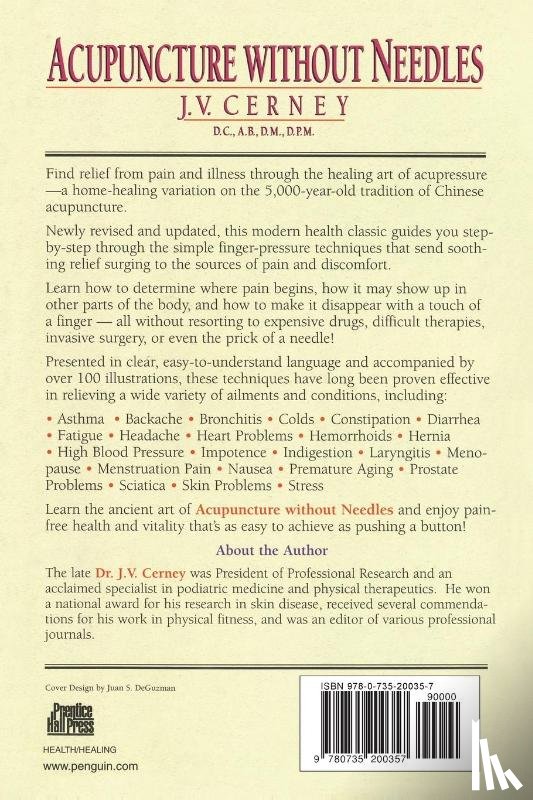 Cerney, J. V. - Acupuncture without Needles