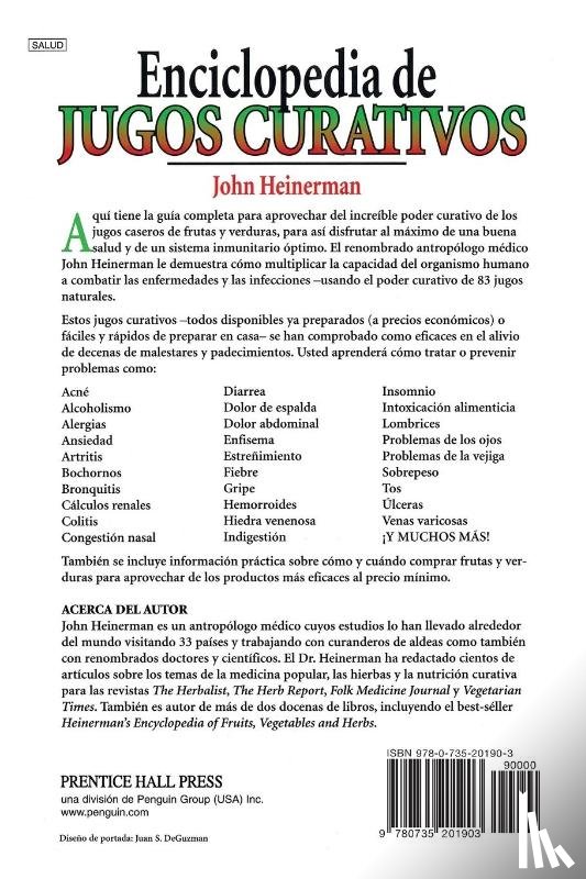 Heinerman, John - Enciclopedia de Jugos Curativos