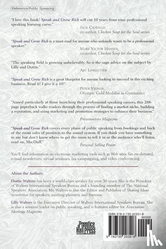 Walters, Dottie, Walters, Lilly - Speak and Grow Rich