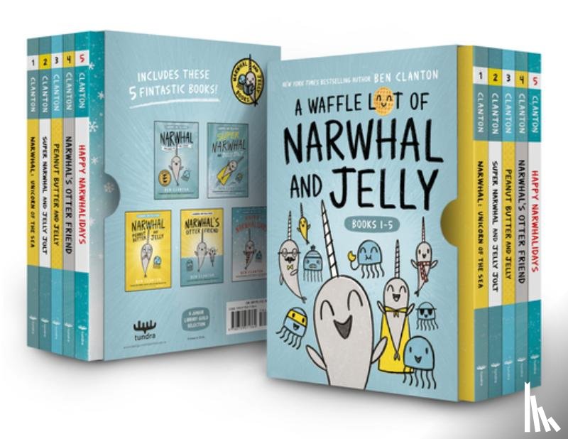 Clanton, Ben - A Waffle Lot of Narwhal and Jelly (Hardcover Books 1-5)