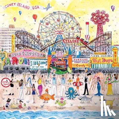 Galison - Michael Storrings Summer at the Amusement Park 500 Piece Puzzle
