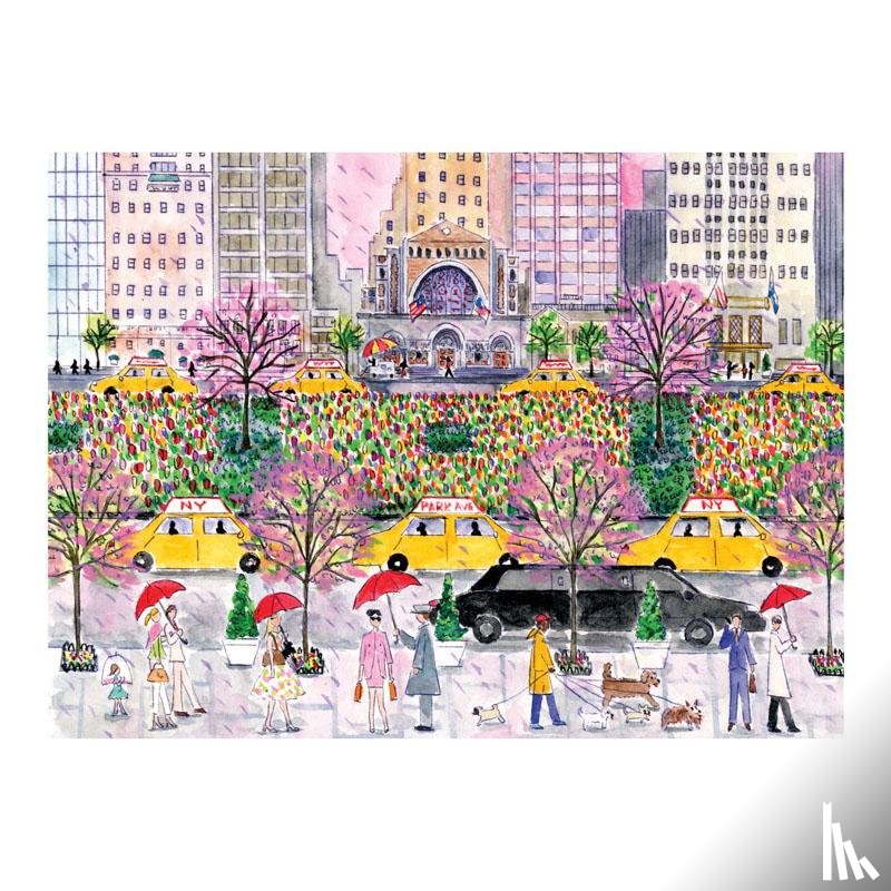 Galison Mudpuppy - Michael Storrings Spring on Park Avenue 1000 Piece Puzzle
