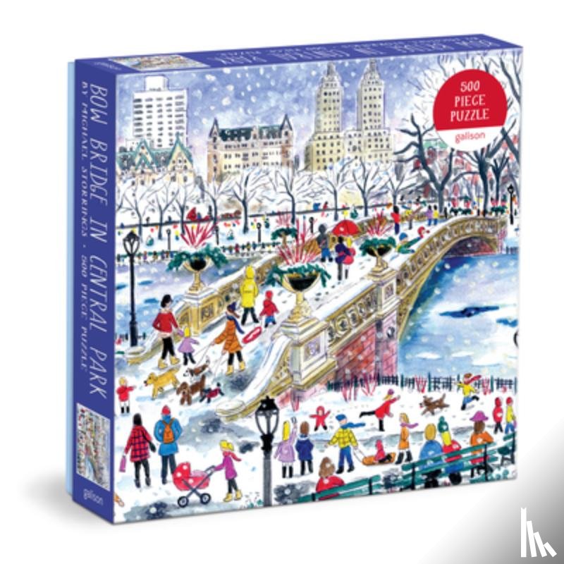 Galison - Michael Storrings Bow Bridge in Central Park 500pc Puzzle