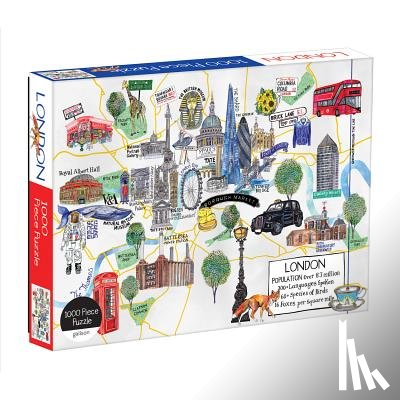 Galison - London Map 1000 Piece Puzzle