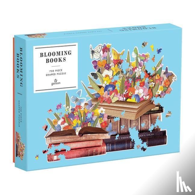Galison - Blooming Books 750 Piece Shaped Puzzle