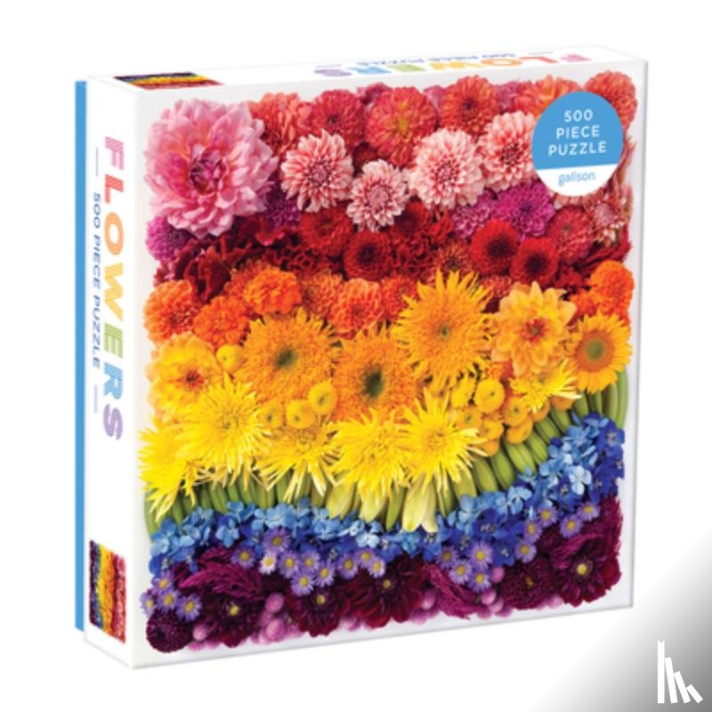  - Rainbow Summer Flowers 500 Piece Puzzle