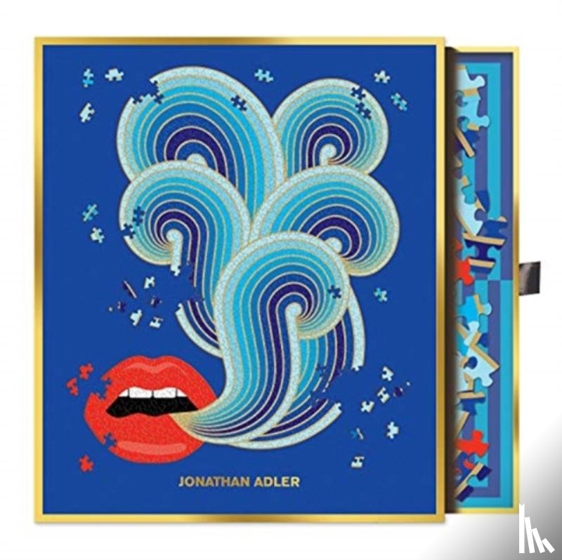 Galison - Jonathan Adler 750 Piece Lips Shaped Puzzle