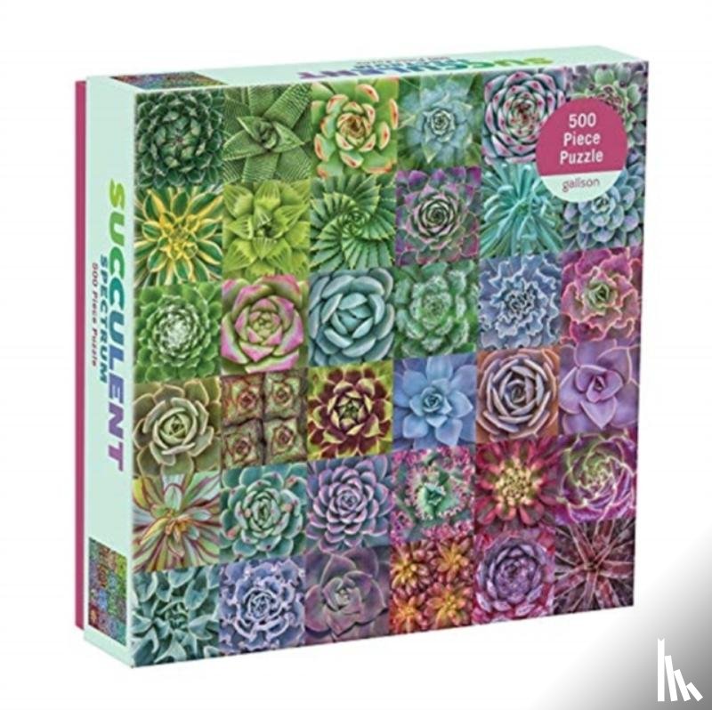  - Succulent Spectrum 500 Piece Puzzle