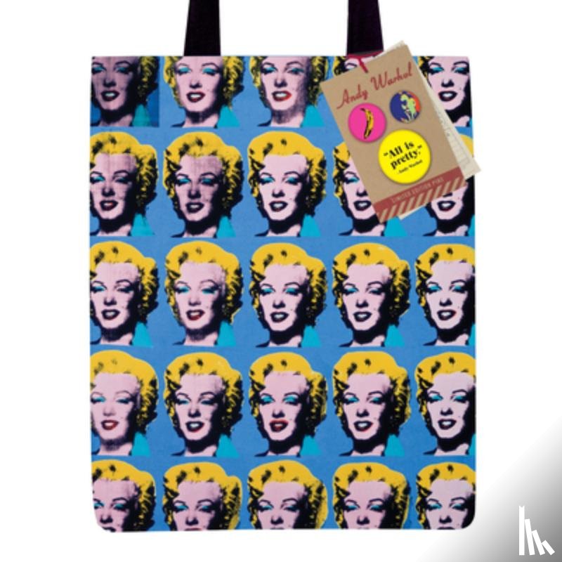 Galison - Tote Bag Canvas Andy Warhol Marilyn Monroe