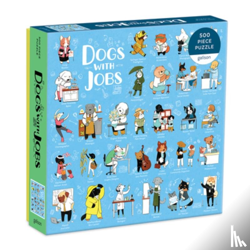 Galison - Dogs With Jobs 500 Piece Puzzle