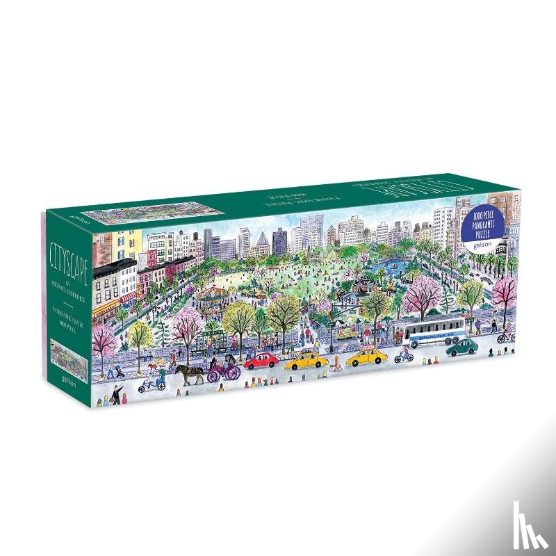 Galison - Michael Storrings Cityscape 1000 Piece Panoramic Puzzle