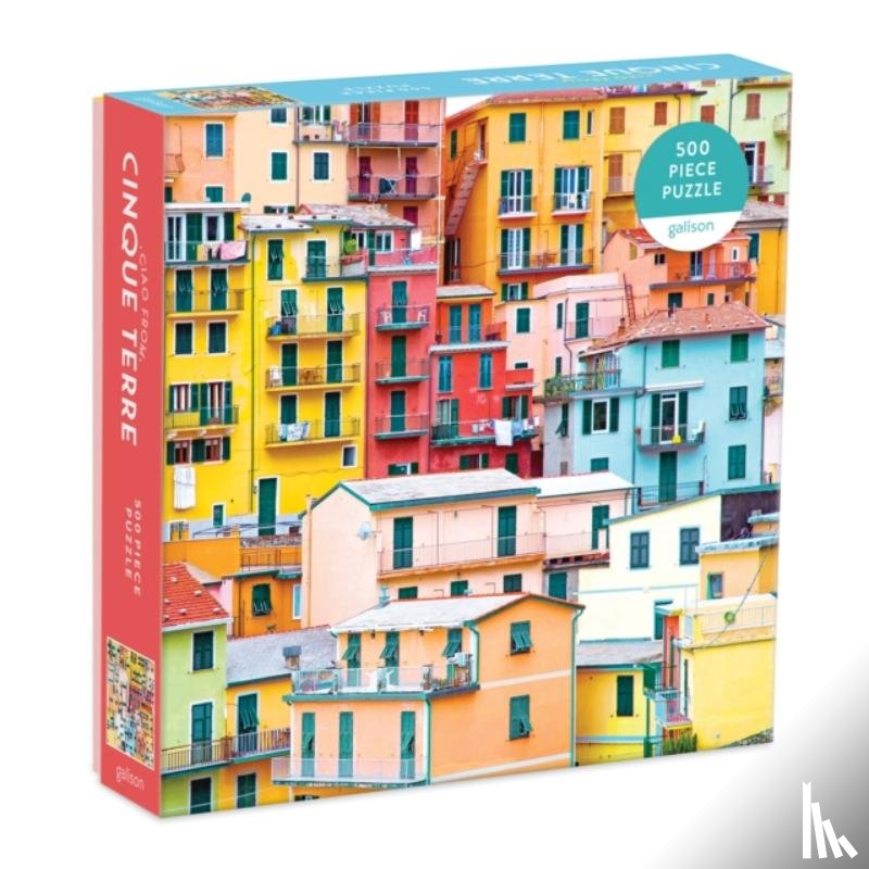 Galison - Ciao from Cinque Terre 500 Piece Puzzle