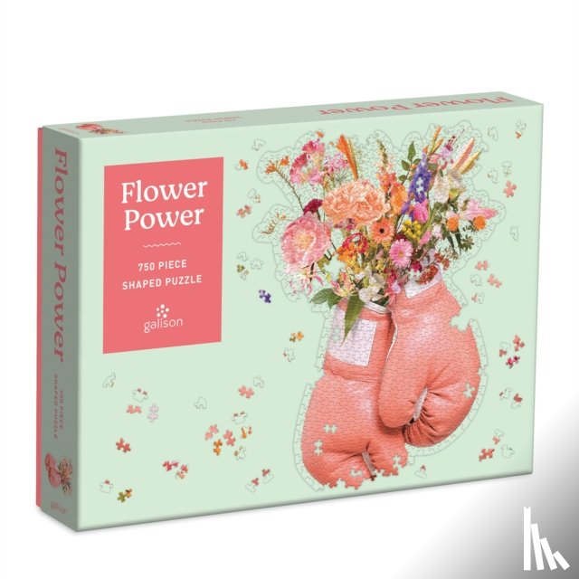 Galison - Flower Power 750 Piece Shaped Puzzle