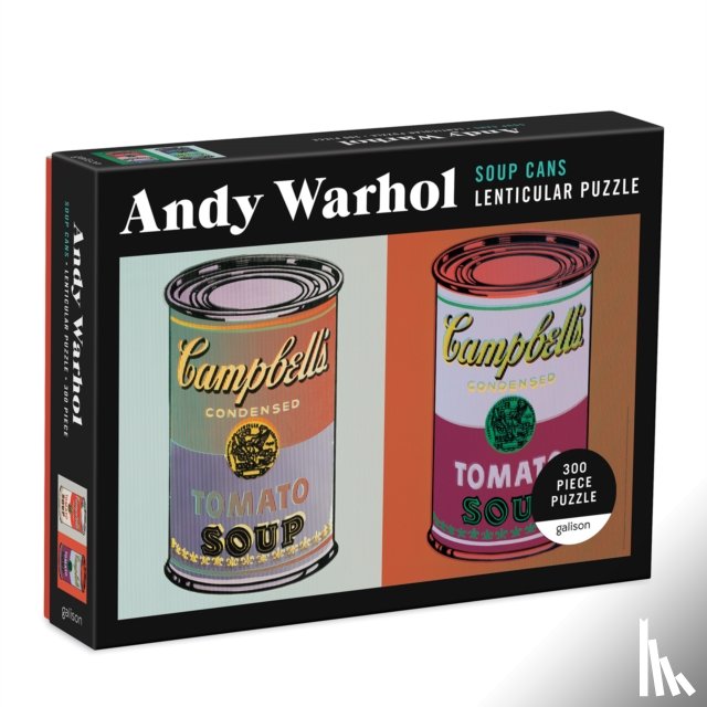 Warhol, Andy - Andy Warhol Soup Cans 300 Piece Lenticular Puzzle
