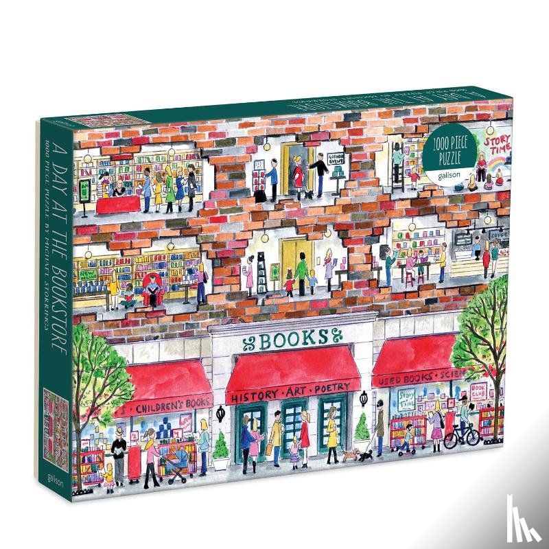 Galison - Michael Storrings A Day at the Bookstore 1000 Piece Puzzle