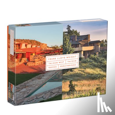 Galison - Frank Lloyd Wright Taliesin and Taliesin West 500 Piece Double-Sided Puzzle