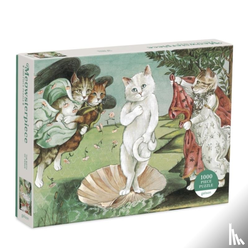 Galison - Birth of Venus Meowsterpiece of Western Art 1000 Piece Puzzle