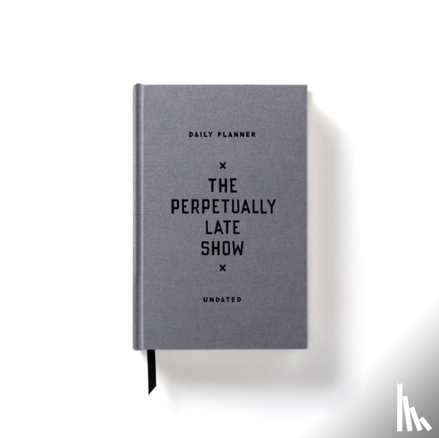 Brass Monkey, Galison - The Perpetually Late Show Undated Standard Planner