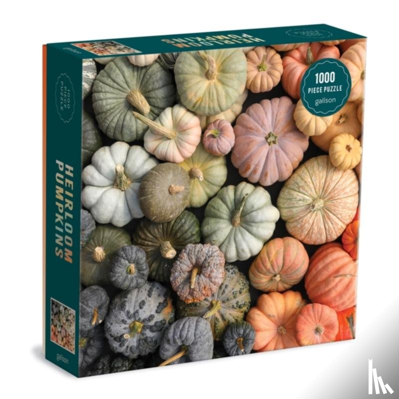 Galison - Heirloom Pumpkins 1000 Piece Puzzle in Square Box